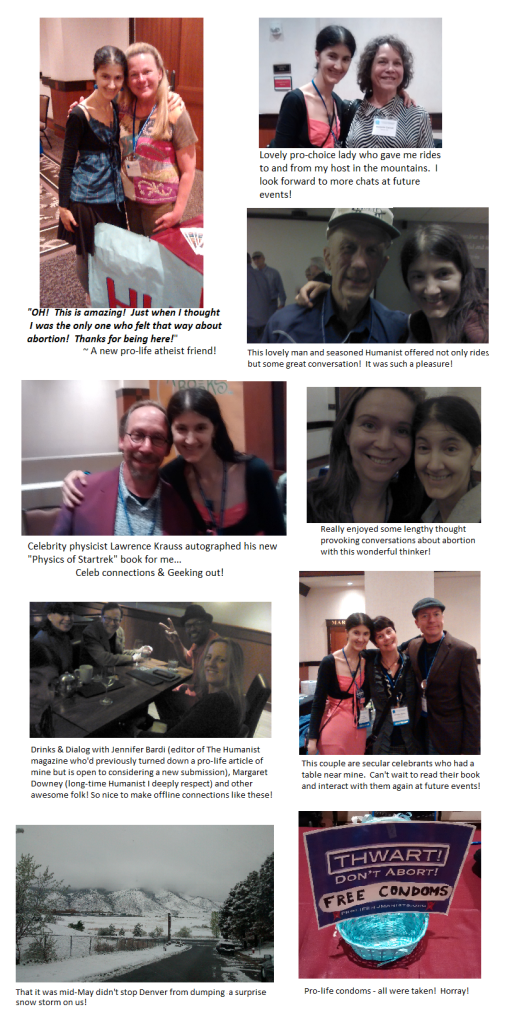 Amazing people I met at the Denver Humanist Convention 2015!